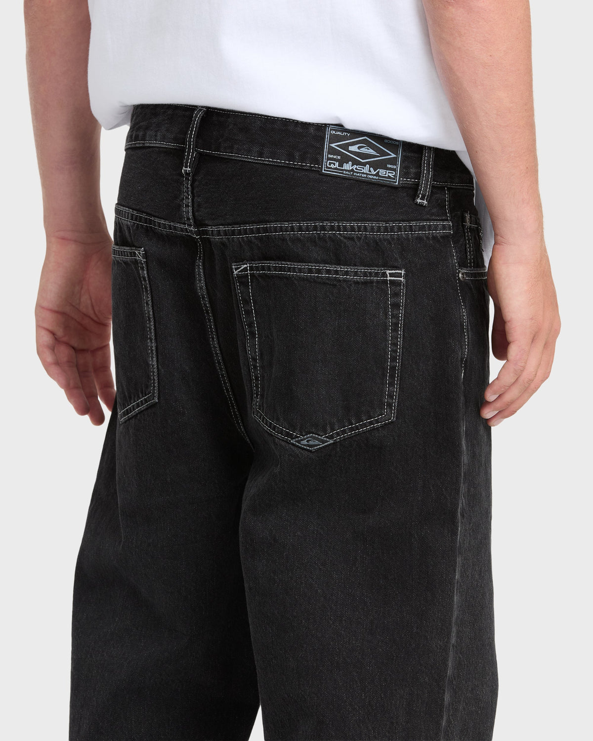 Baggy Denim Pants - Black Wash | Quick SilverTrusted
