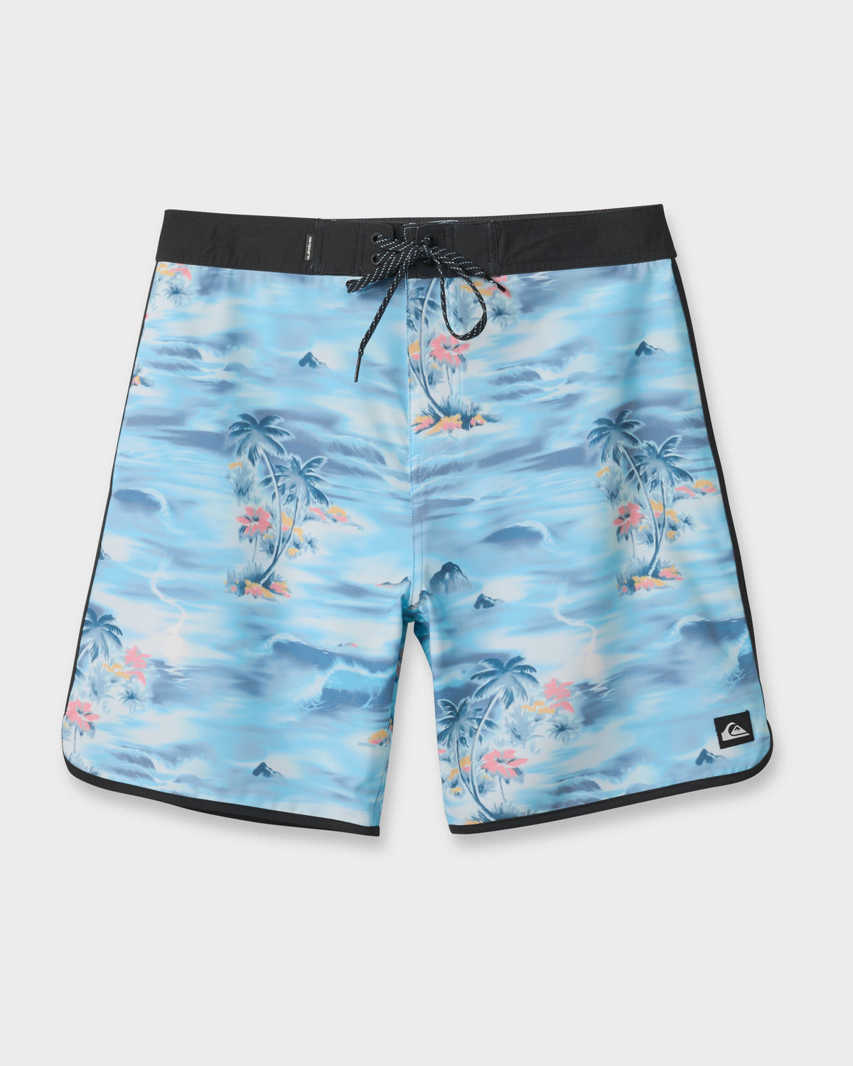 Surfsilk Tropical Surf 19" Boardshorts - Total Eclipse | Quick SilverClassic