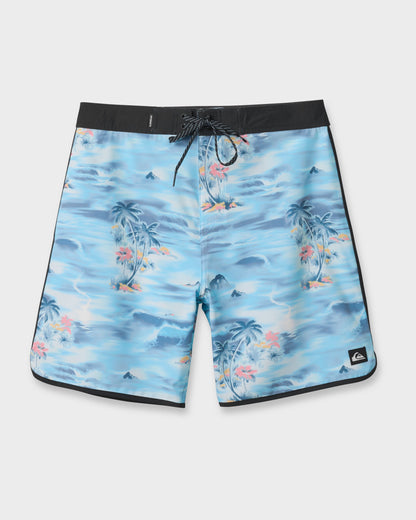 Surfsilk Tropical Surf 19" Boardshorts - Total Eclipse | Quick SilverClassic