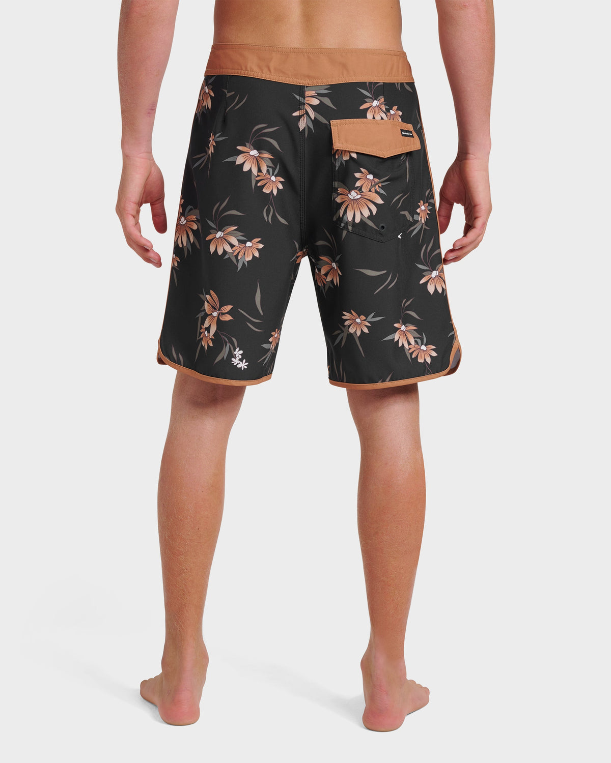 Surfsilk Costal Flora 19" Boardshorts - Black | Quick SilverFeatured