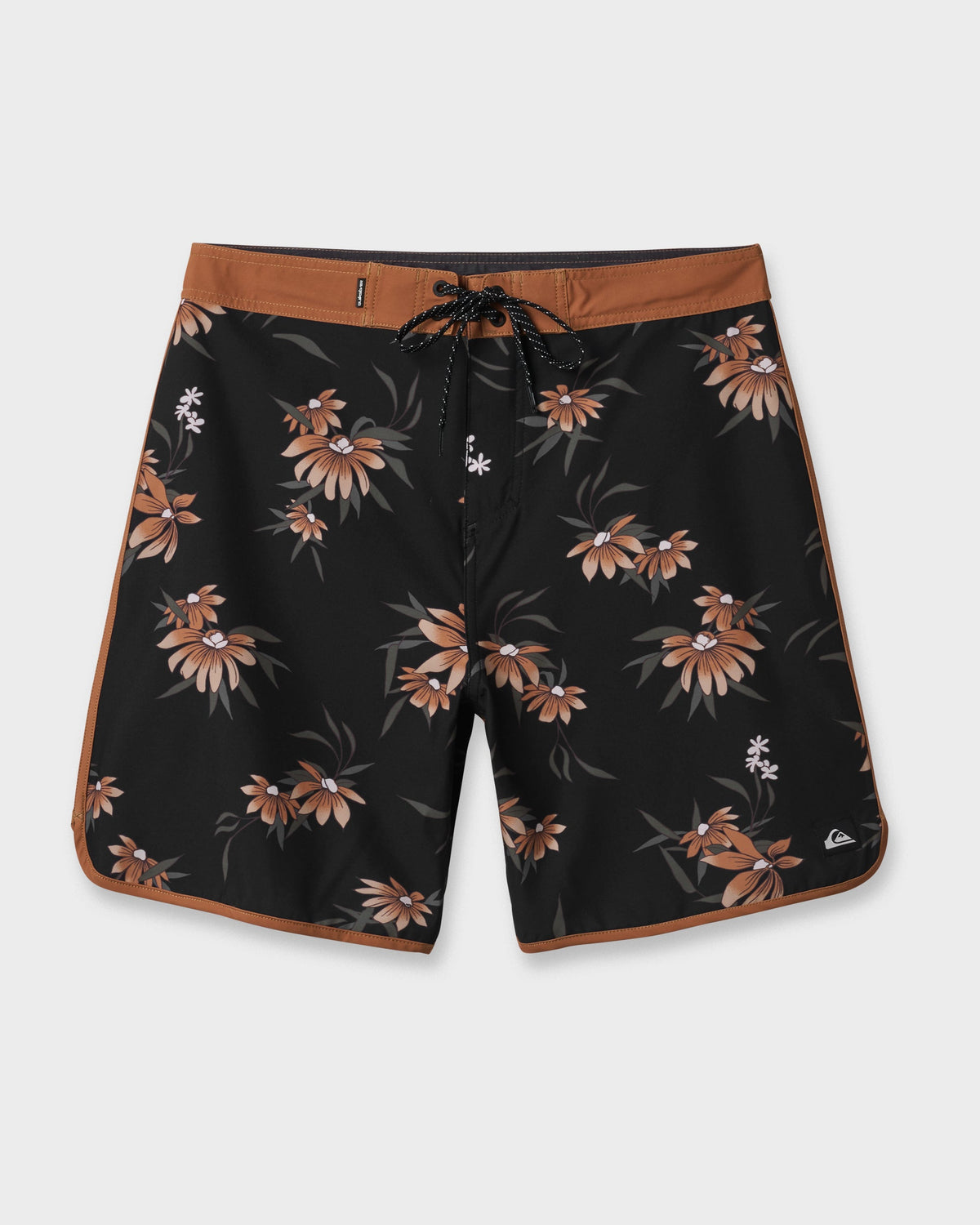 Surfsilk Costal Flora 19" Boardshorts - Black | Quick SilverFeatured