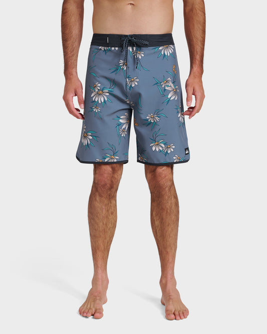 Surfsilk Costal Flora 19" Boardshorts - China Blue | Quick SilverHot Sale