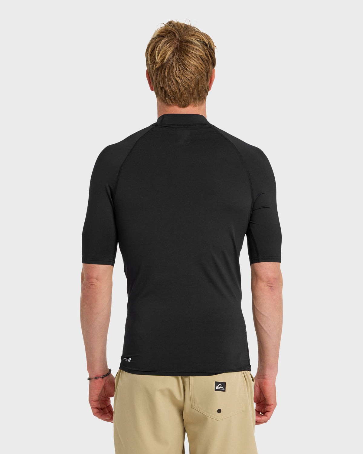 Everyday UPF 50 Short Sleeve Rashguard - Black | Quick SilverSignature