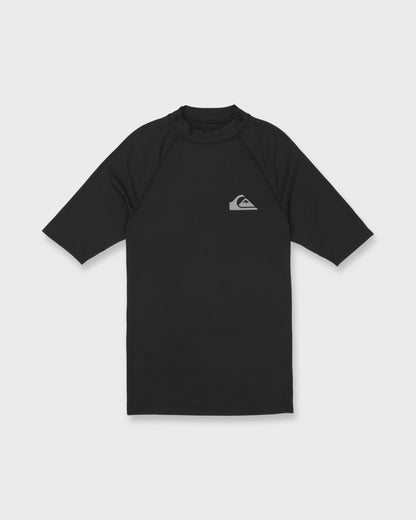 Everyday UPF 50 Short Sleeve Rashguard - Black | Quick SilverSignature