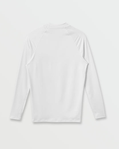 Everyday UPF 50 Long Sleeve Rashguard - White | Quick SilverTrending