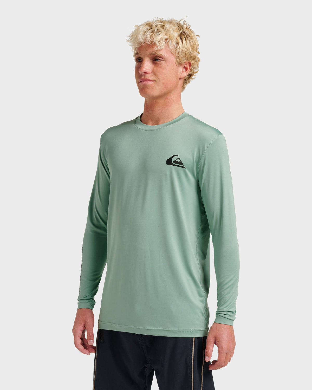Everyday Long Sleeve Surf Tee - Granite Green | Quick SilverValue