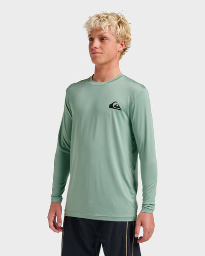 Everyday Long Sleeve Surf Tee - Granite Green | Quick SilverValue