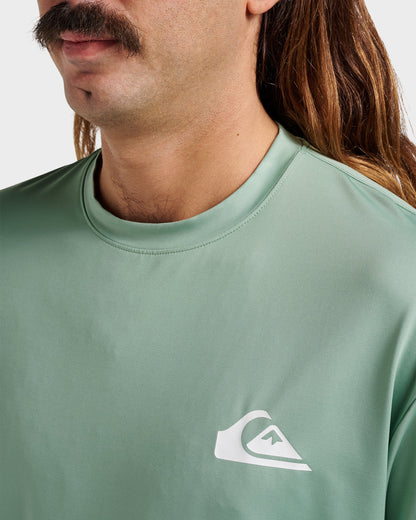Everyday Short Sleeve Surf Tee - Granite Green | Quick SilverGreat Value