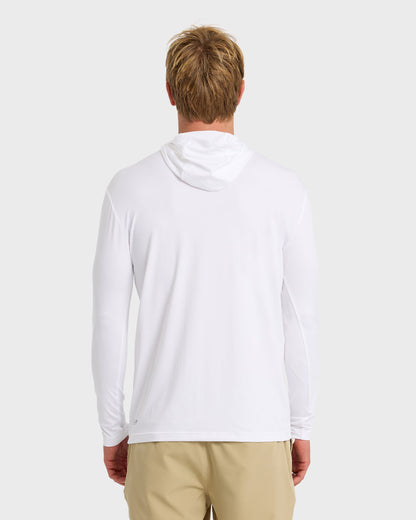 Everyday Hooded Surf Tee - White | Quick SilverSmart Buy