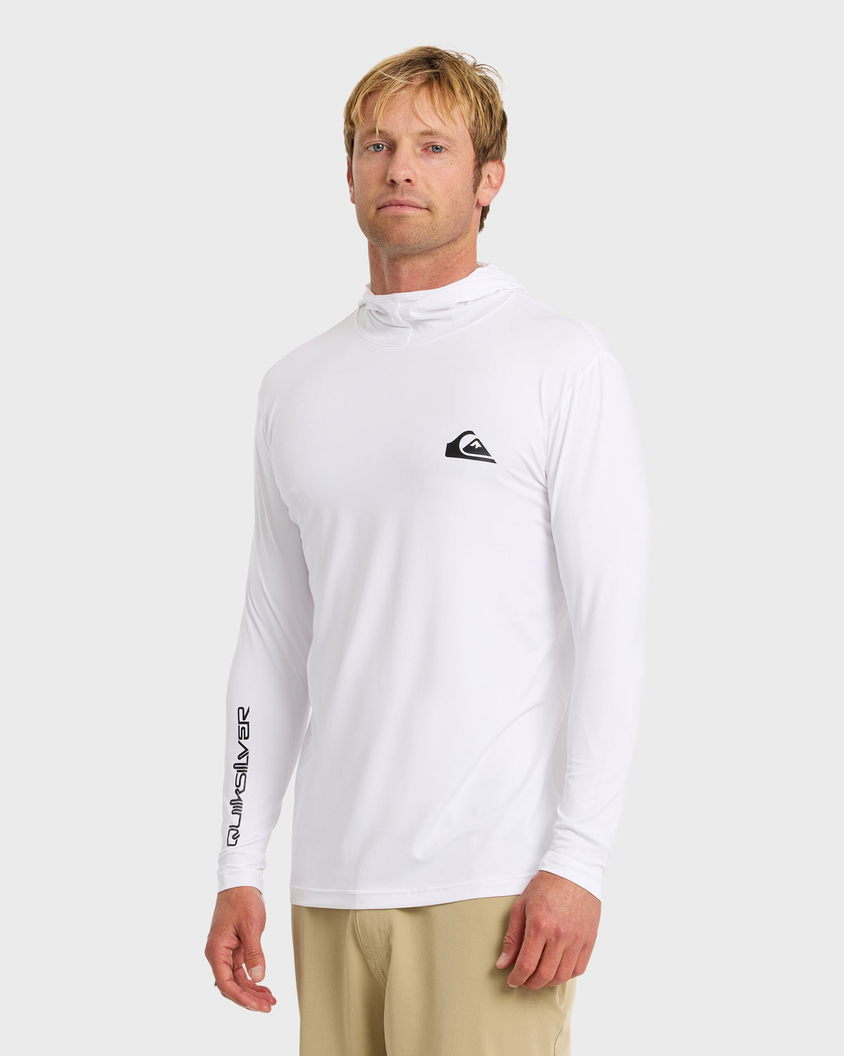 Everyday Hooded Surf Tee - White | Quick SilverSmart Buy