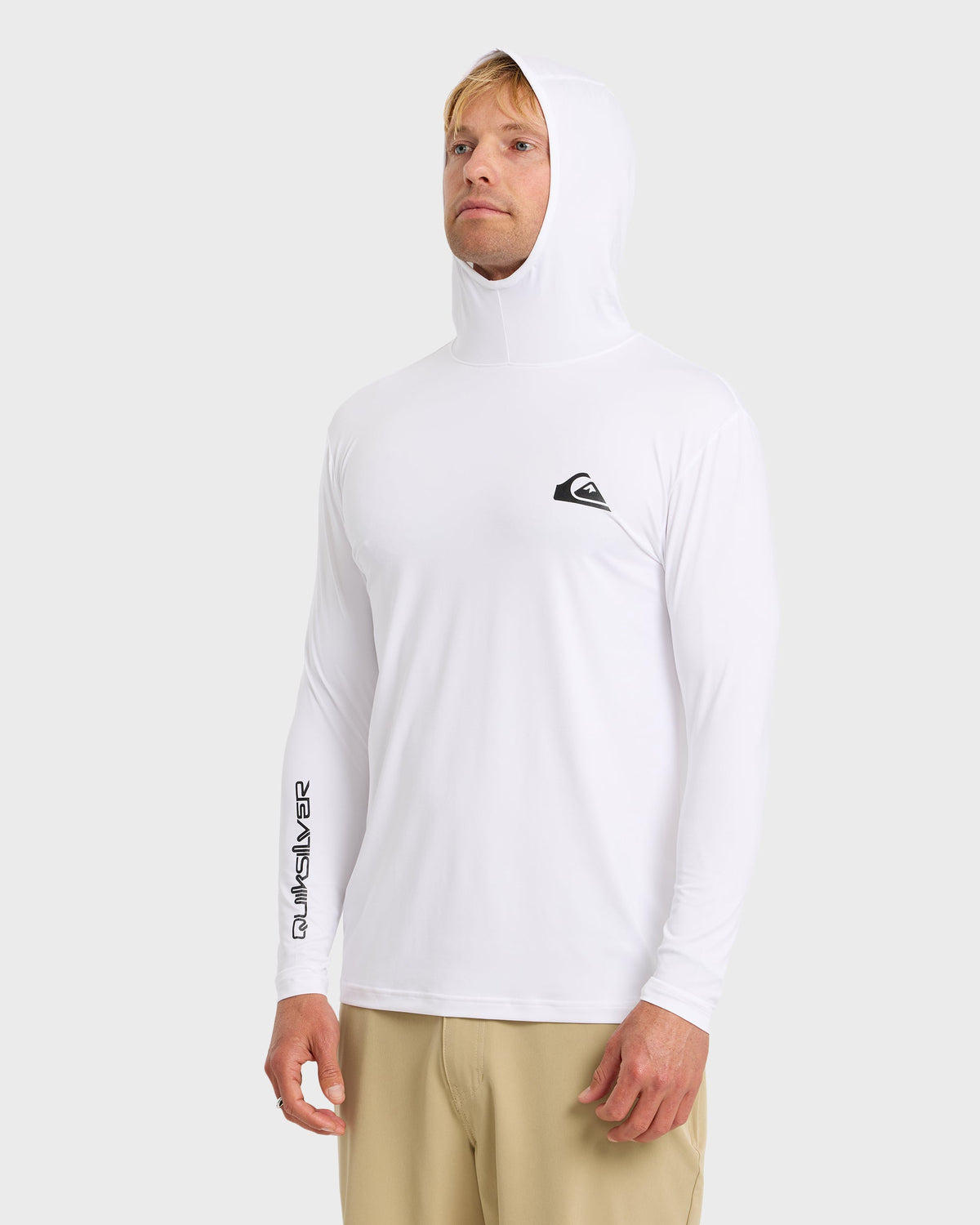 Everyday Hooded Surf Tee - White | Quick SilverSmart Buy
