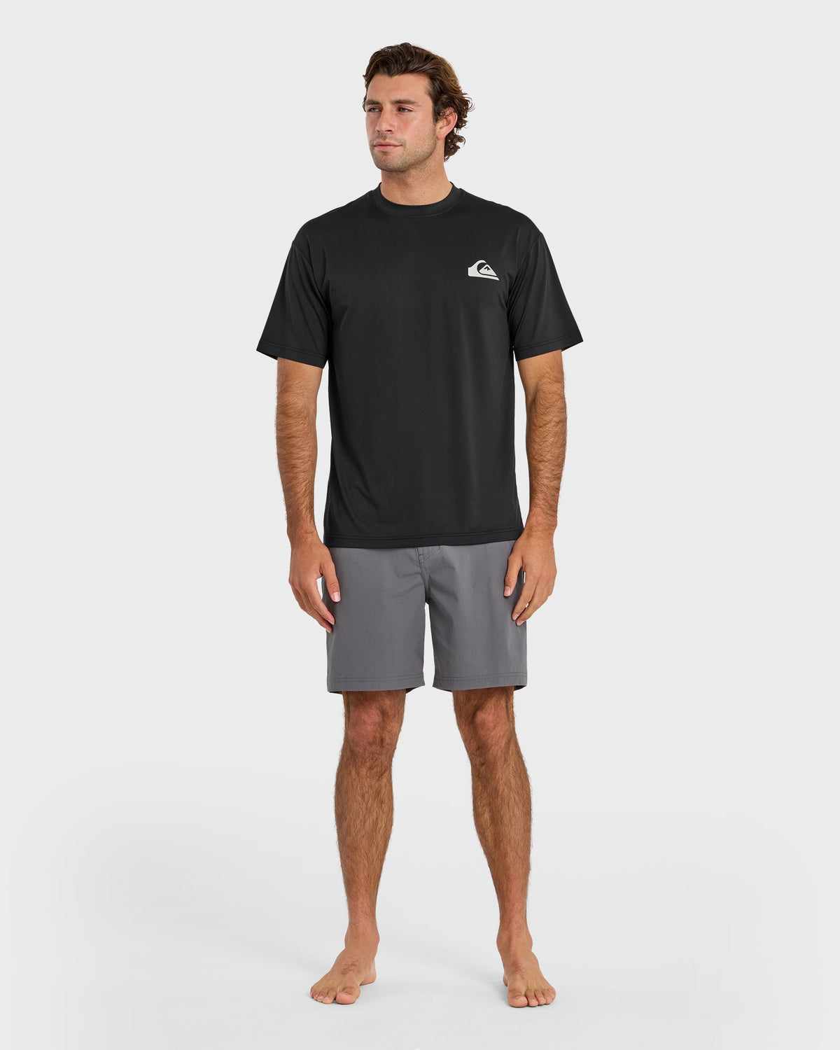 Everyday Short Sleeve Surf Tee - Black | Quick SilverEssential