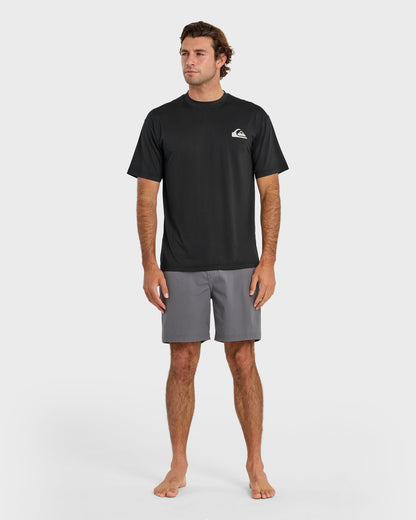 Everyday Short Sleeve Surf Tee - Black | Quick SilverEssential