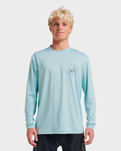 Waterman Coolbreeze Long Sleeve Surf Tee - Sterling Blue | Quick SilverTrusted