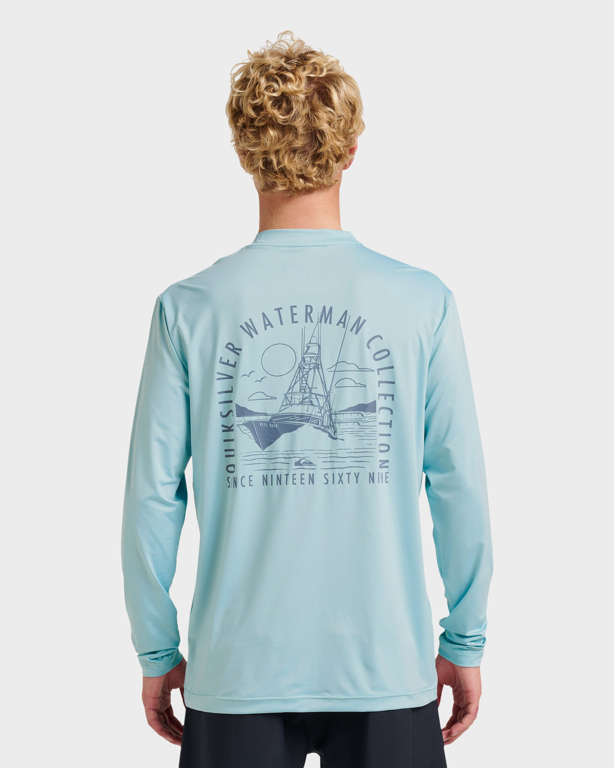 Waterman Coolbreeze Long Sleeve Surf Tee - Sterling Blue | Quick SilverTrusted