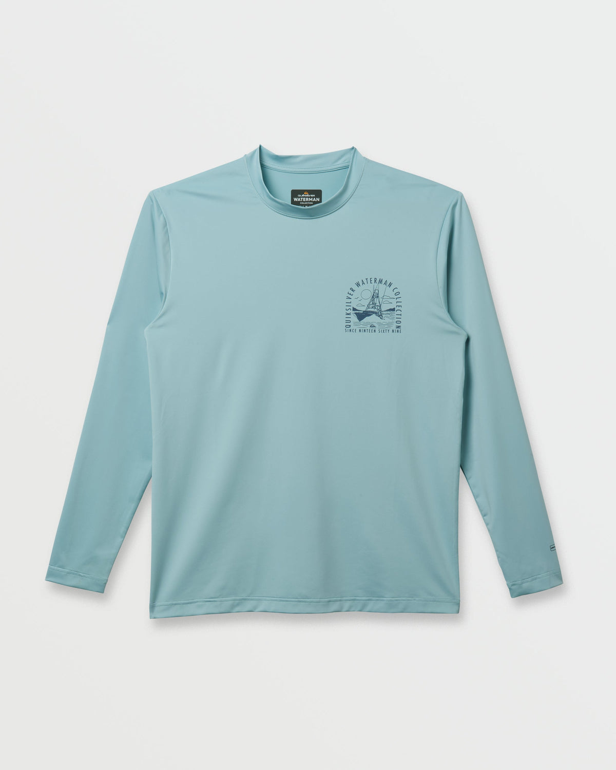 Waterman Coolbreeze Long Sleeve Surf Tee - Sterling Blue | Quick SilverTrusted