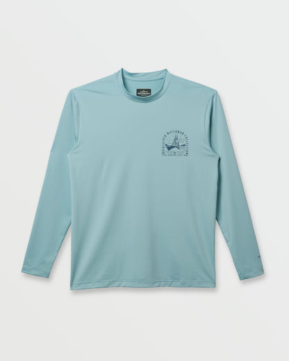 Waterman Coolbreeze Long Sleeve Surf Tee - Sterling Blue | Quick SilverTrusted