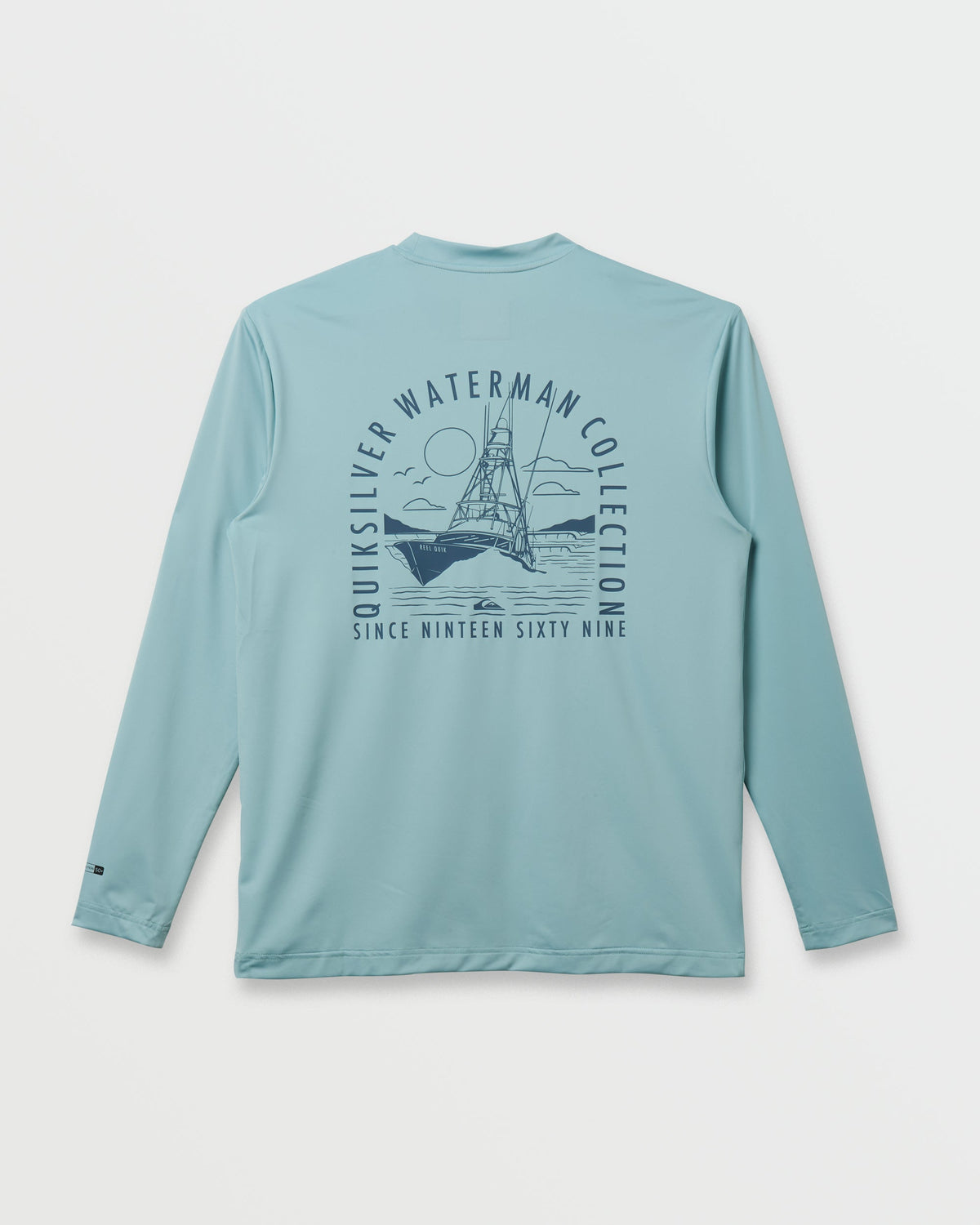 Waterman Coolbreeze Long Sleeve Surf Tee - Sterling Blue | Quick SilverTrusted