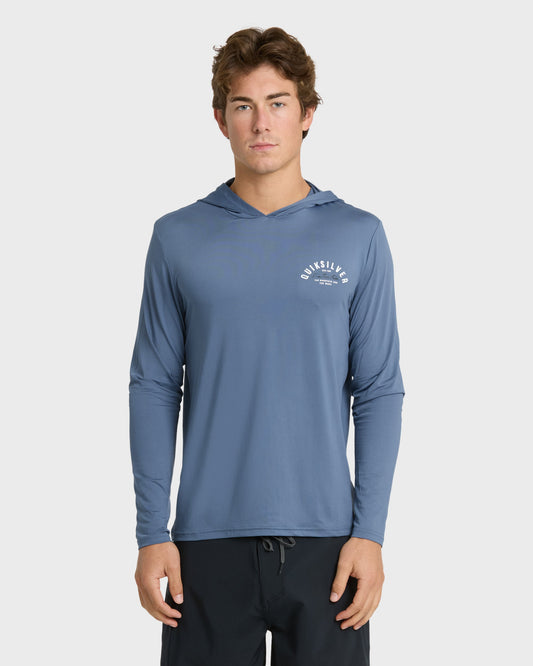 Lookup Long Sleeve Sun Hooded Rashguard - Seaport | Quick SilverBest Price