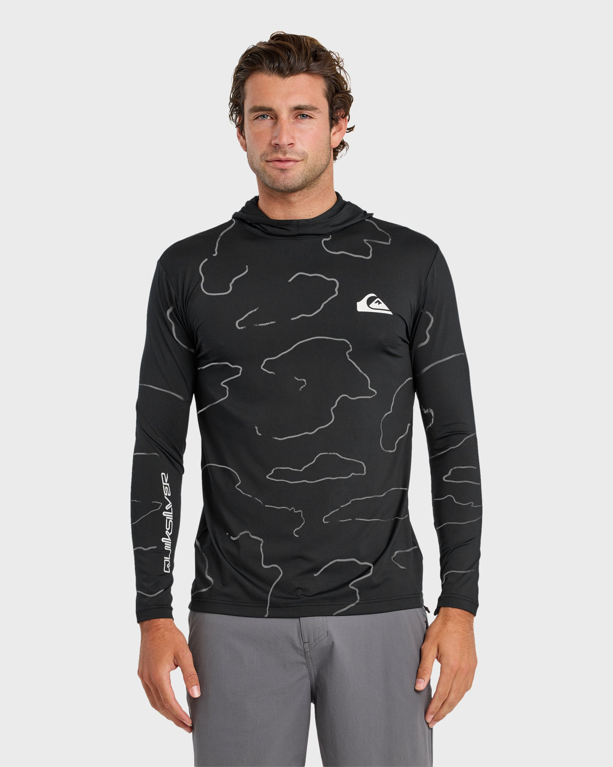 Everyday Hooded Surf Tee - Black | Quick SilverPopular