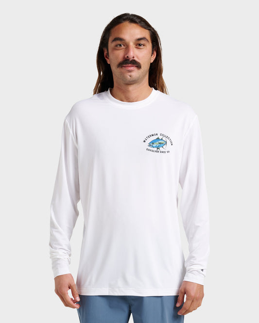 Waterman Coolbreeze Long Sleeve Surf Tee - White | Quick SilverSmart Buy