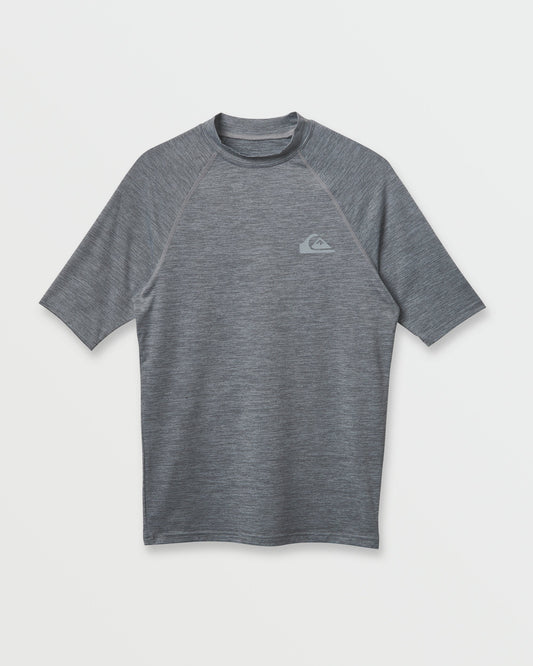 Everyday UPF 50 Short Sleeve Rashguard - Smoked Gray Heather | Quick SilverSmart Buy