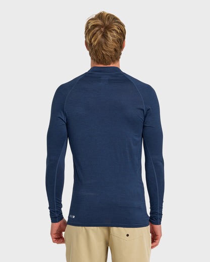 Everyday UPF 50 Long Sleeve Rashguard - Navy Heather | Quick SilverTop Pick
