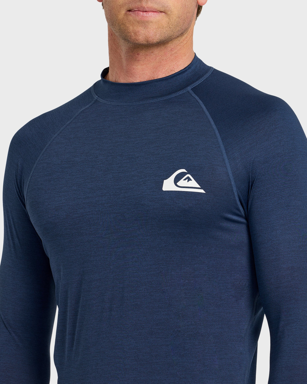 Everyday UPF 50 Long Sleeve Rashguard - Navy Heather | Quick SilverTop Pick
