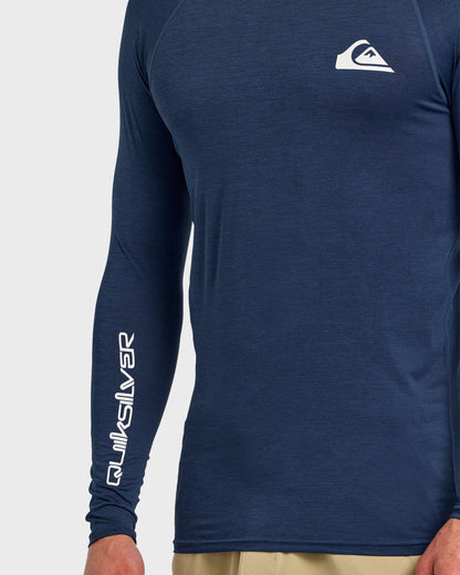 Everyday UPF 50 Long Sleeve Rashguard - Navy Heather | Quick SilverTop Pick