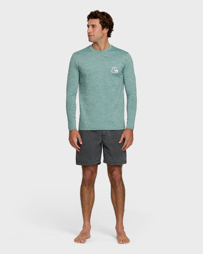 DNA Logo Surf Long Sleeve Surf Tee - Jade Heather | Quick SilverRecommended