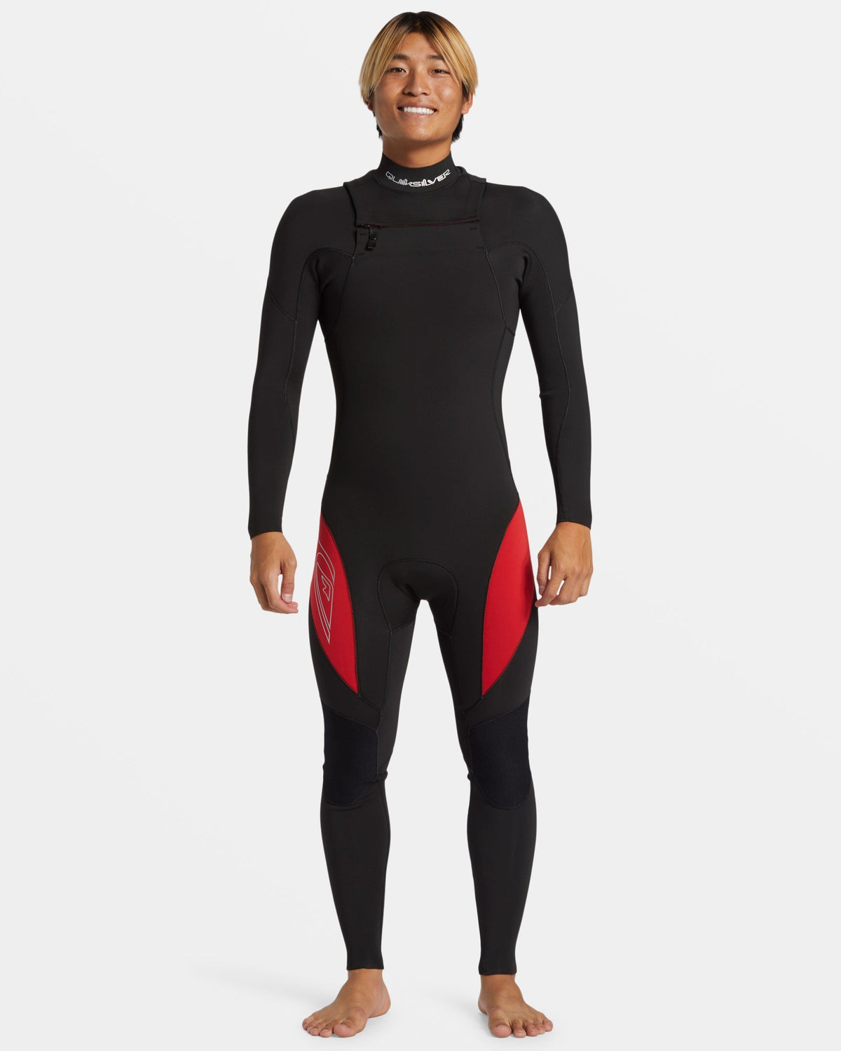 3/2mm Mercury Chest Zip GBS Wetsuit - High Risk Red | Quick SilverFeatured