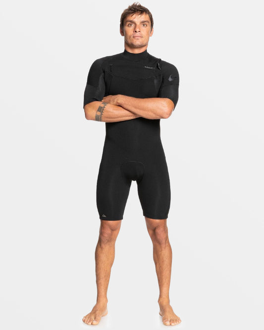 2/2mm Everyday Sessions GBS Short Sleeve Spring Suit - Black | Quick SilverCustomer Favorite