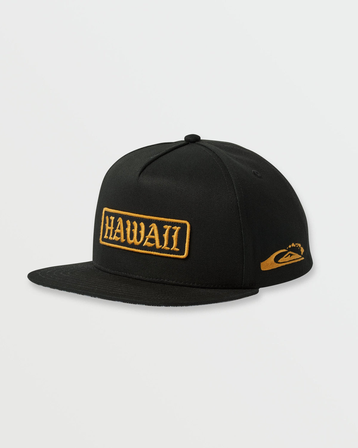 Hawaii Islands Snapback Hat - Black | Quick SilverPremium