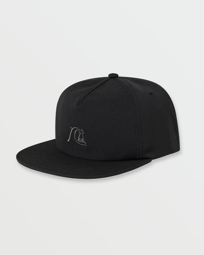 DNA Bubble Snapback Hat - Black | Quick SilverClassic