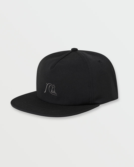DNA Bubble Snapback Hat - Black | Quick SilverClassic