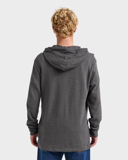 Vista Long Sleeve Hood - Graystone | Quick SilverTrusted