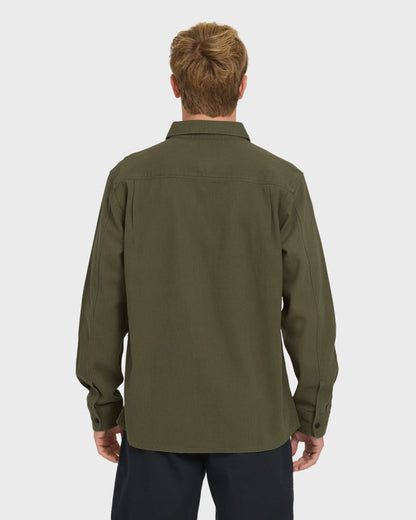 Heron Long Sleeve Shirt - Grape Leaf | Quick SilverBest Seller