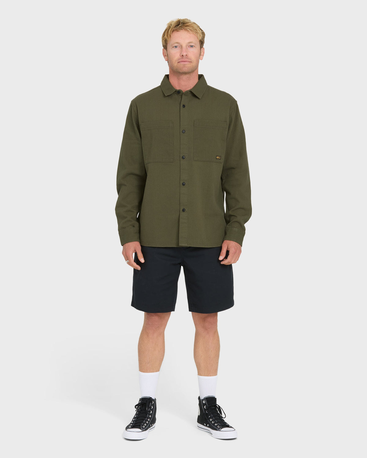 Heron Long Sleeve Shirt - Grape Leaf | Quick SilverBest Seller