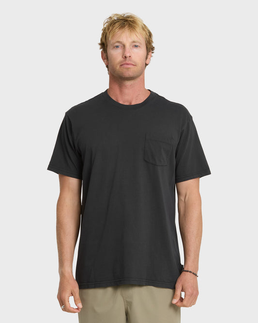 Saltwater Pocket Tee - Black | Quick SilverBest Seller