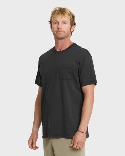 Saltwater Pocket Tee - Black | Quick SilverBest Seller