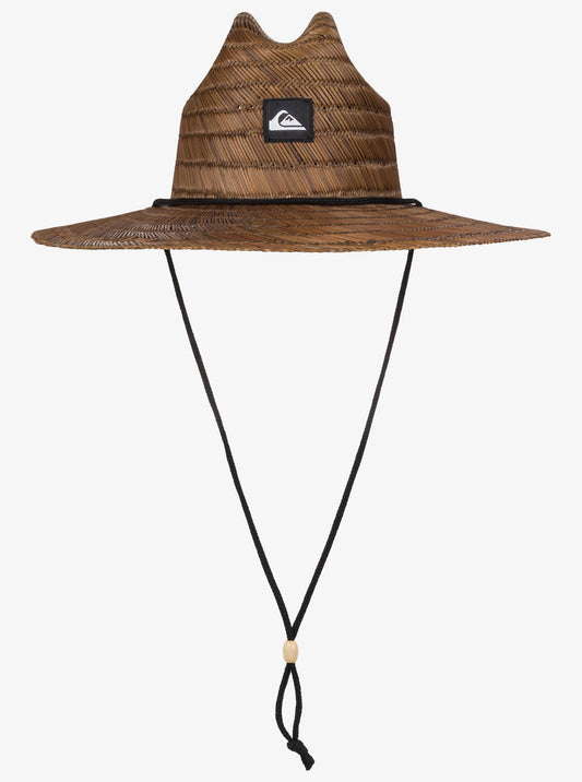 Pierside Straw Lifeguard Hat - Dark Brown | Quick SilverSale